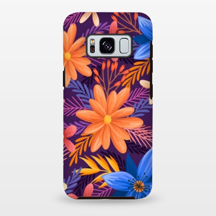 Galaxy S8 plus StrongFit beautiful tropical pattern by MALLIKA