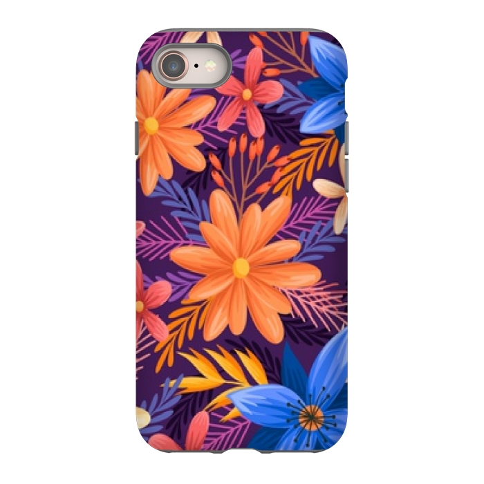 iPhone 8 StrongFit beautiful tropical pattern by MALLIKA