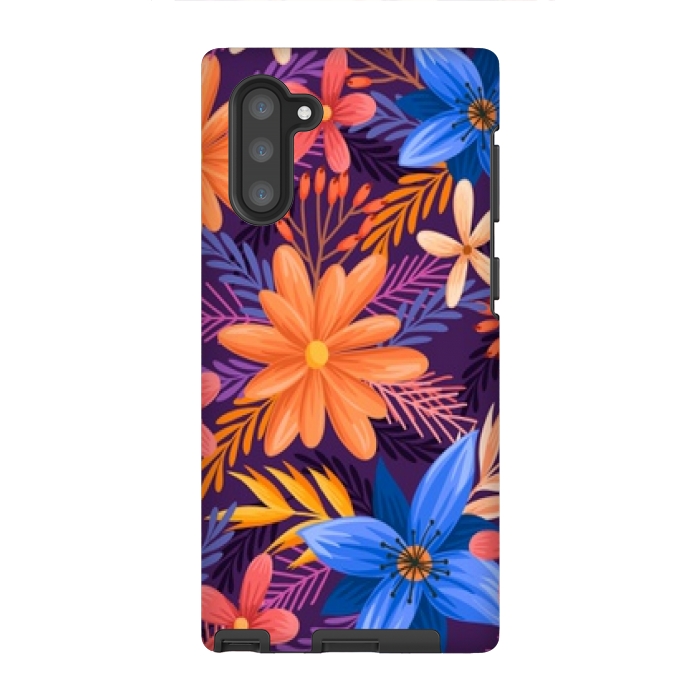 Galaxy Note 10 StrongFit beautiful tropical pattern by MALLIKA
