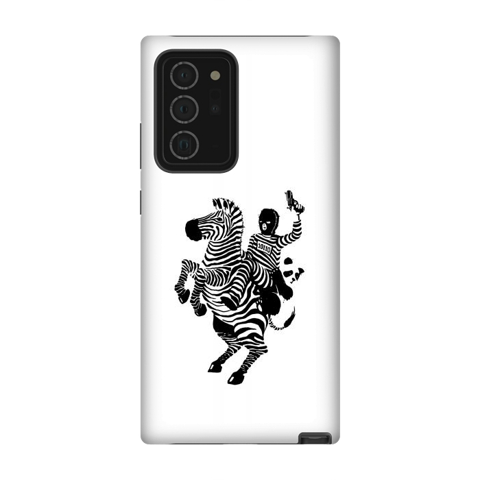 Galaxy Note 20 Ultra StrongFit Zebra Ladrão Panda 2 by Vó Maria