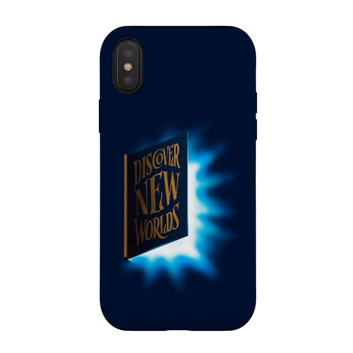 iPhone Xs / X StrongFit Discover New Worlds - Book Lover  by Vó Maria