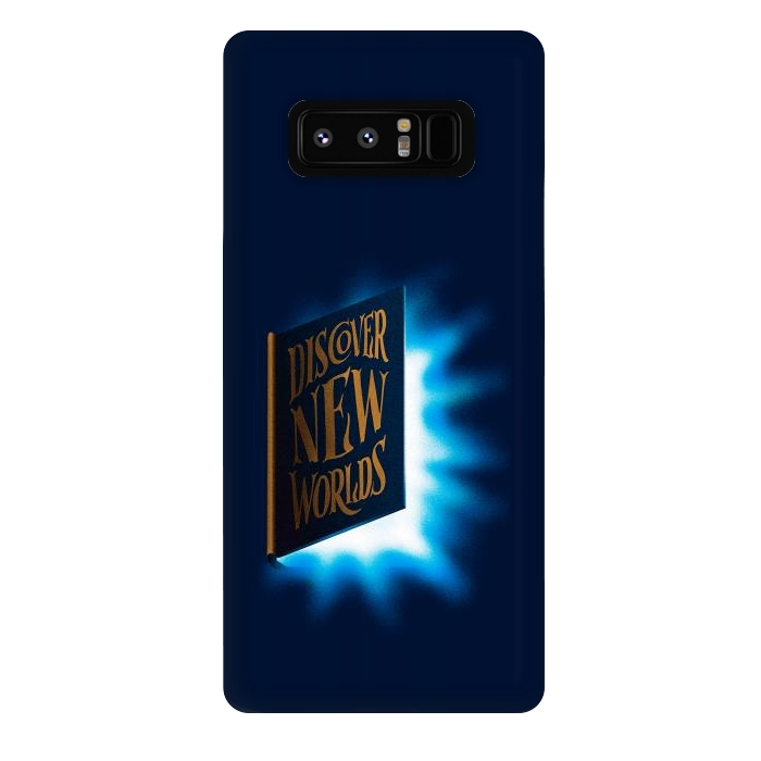 Galaxy Note 8 StrongFit Discover New Worlds - Book Lover  by Vó Maria