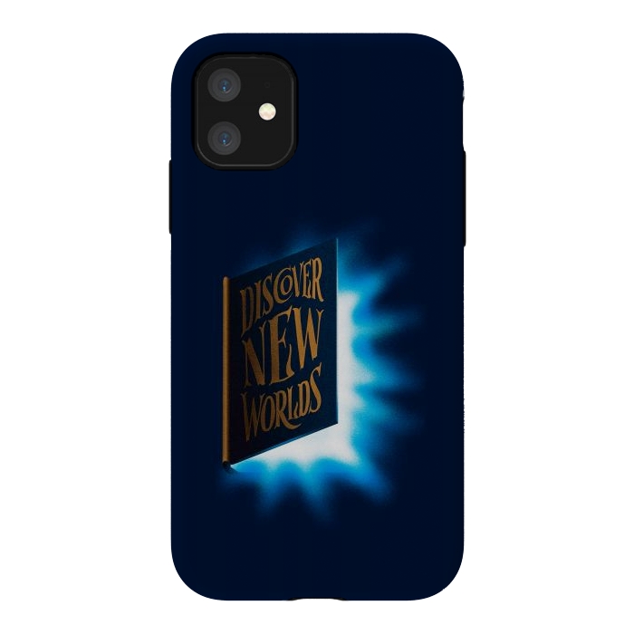 iPhone 11 StrongFit Discover New Worlds - Book Lover  by Vó Maria