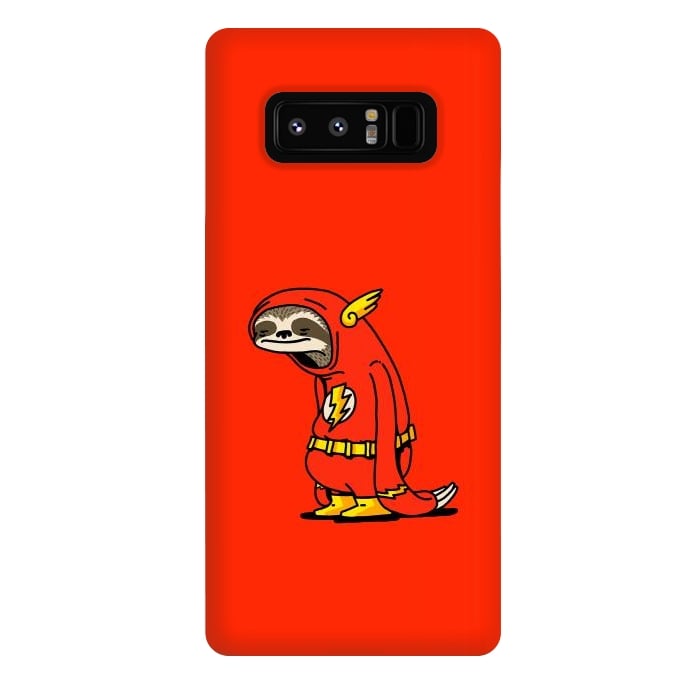 Galaxy Note 8 StrongFit The Neutral Sloth Lazy Super Hero by Vó Maria