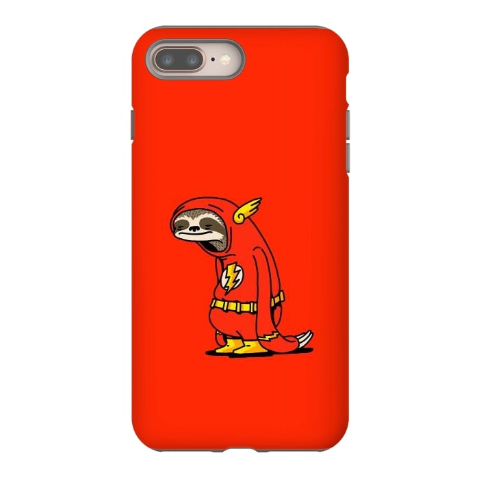 iPhone 8 plus StrongFit The Neutral Sloth Lazy Super Hero by Vó Maria
