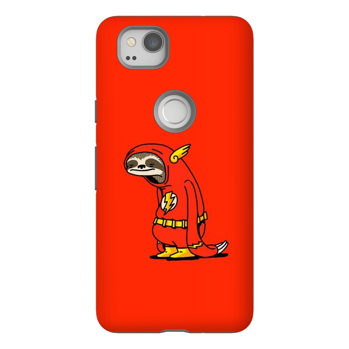 Pixel 2 StrongFit The Neutral Sloth Lazy Super Hero by Vó Maria