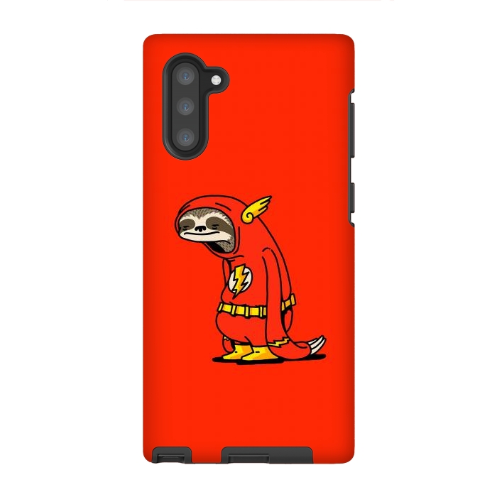 Galaxy Note 10 StrongFit The Neutral Sloth Lazy Super Hero by Vó Maria