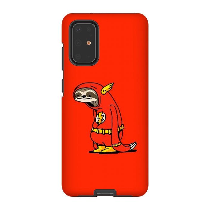 Galaxy S20 Plus StrongFit The Neutral Sloth Lazy Super Hero by Vó Maria