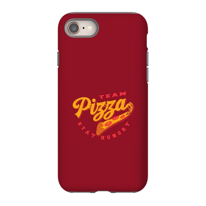 iPhone SE StrongFit Team Pizza Stay Hungry by Vó Maria