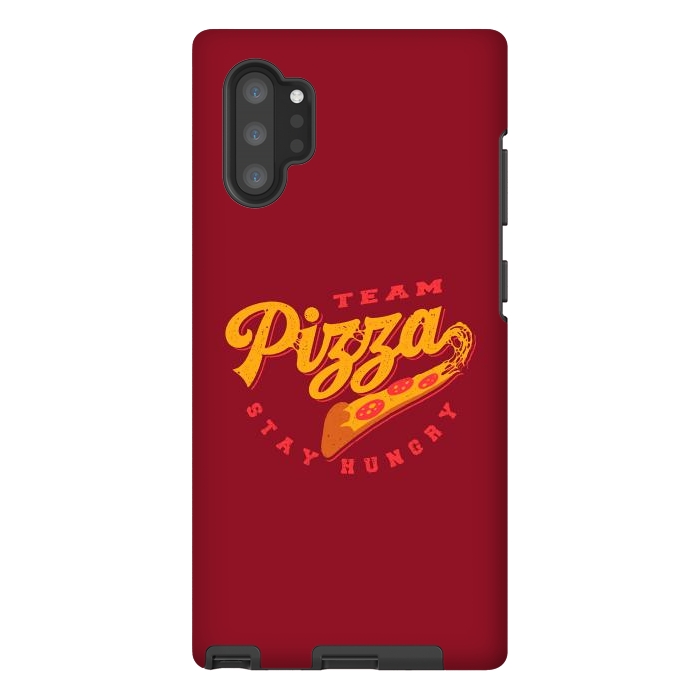 Galaxy Note 10 plus StrongFit Team Pizza Stay Hungry by Vó Maria