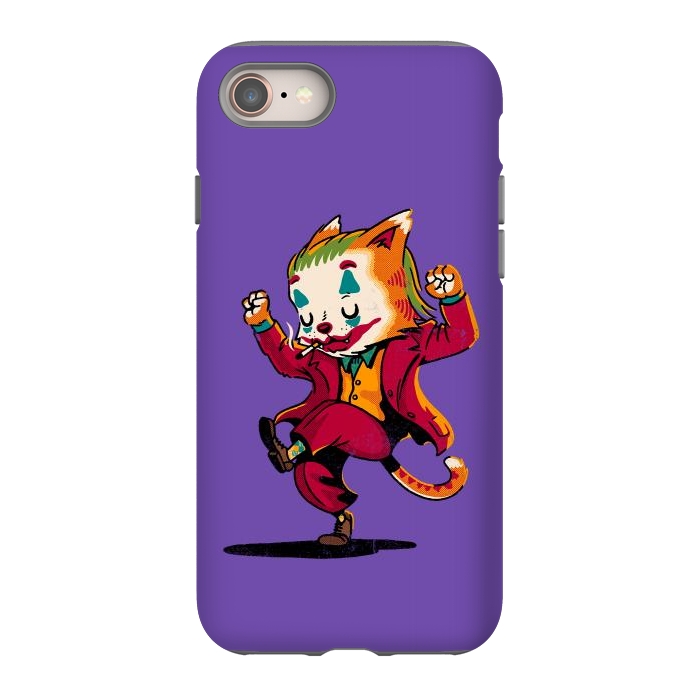 iPhone 8 StrongFit Joker Cat by Vó Maria