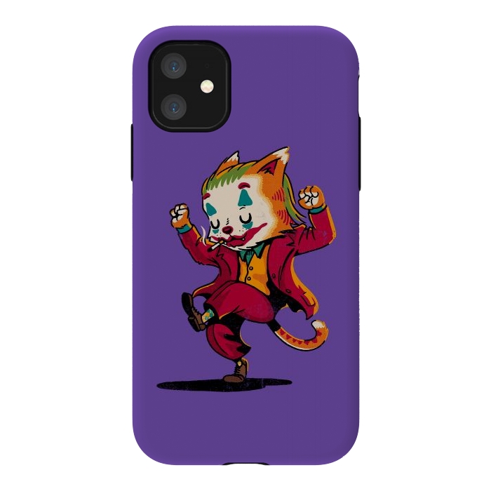 iPhone 11 StrongFit Joker Cat by Vó Maria
