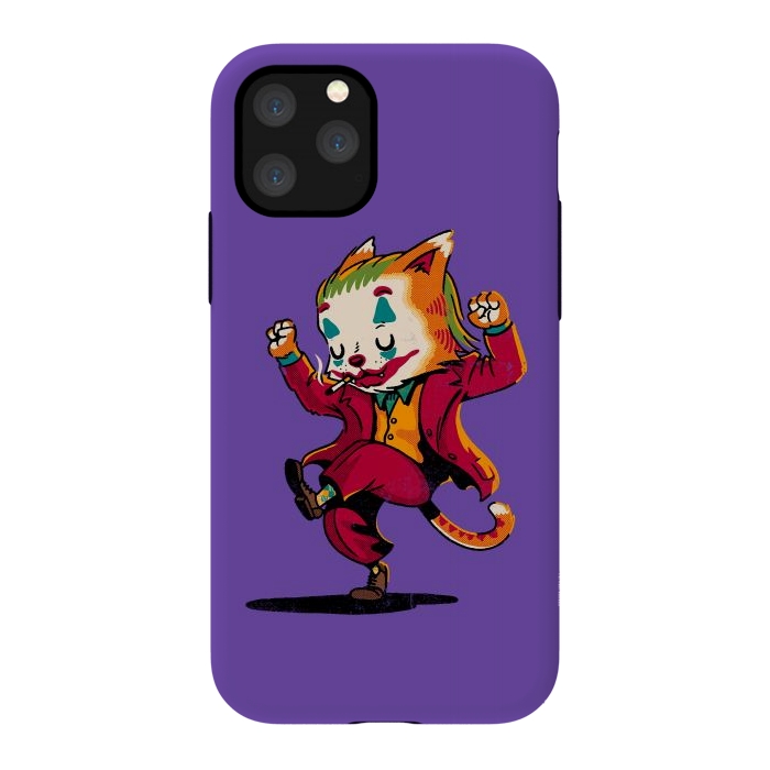 iPhone 11 Pro StrongFit Joker Cat by Vó Maria