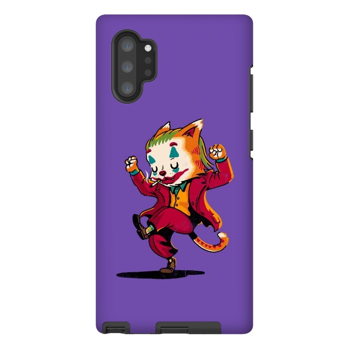 Galaxy Note 10 plus StrongFit Joker Cat by Vó Maria