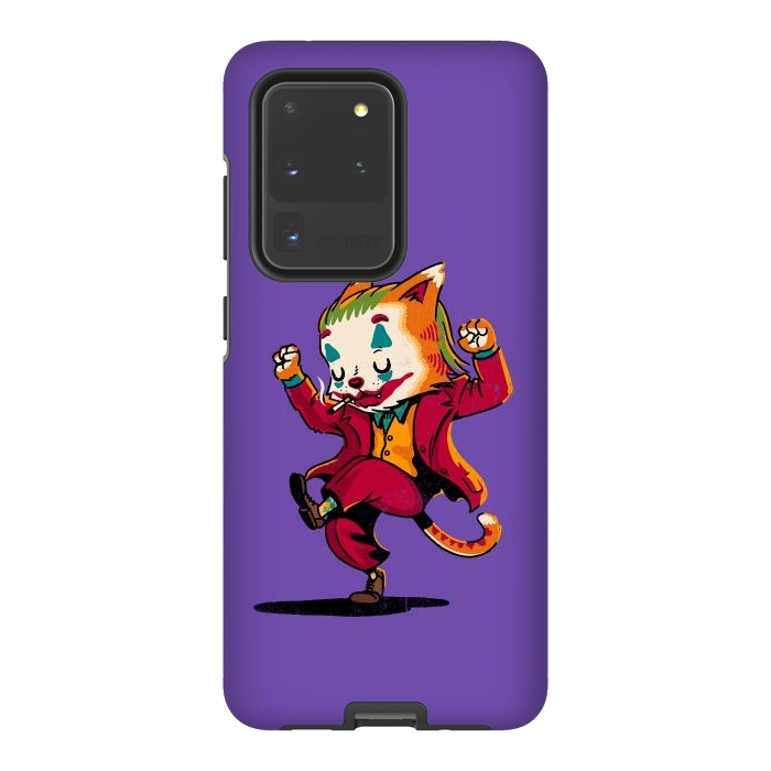 Galaxy S20 Ultra StrongFit Joker Cat by Vó Maria