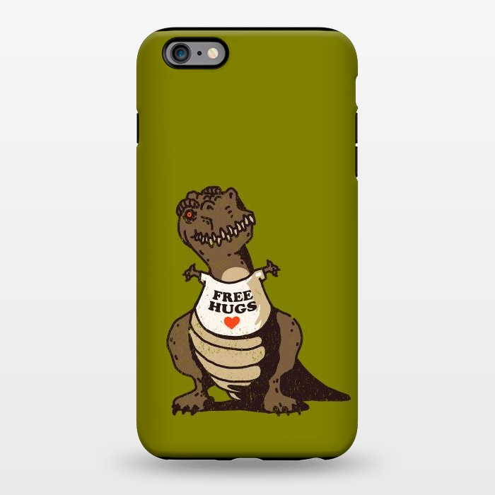 iPhone 6/6s plus StrongFit T-Rex Free Hugs by Vó Maria
