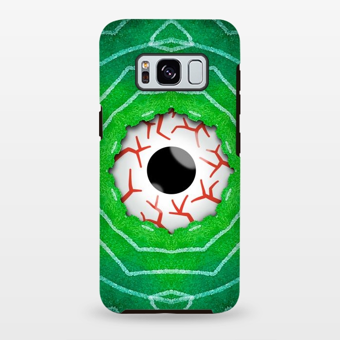 Galaxy S8 plus StrongFit Creepy Eye Staring Through A Green Hole by Boriana Giormova