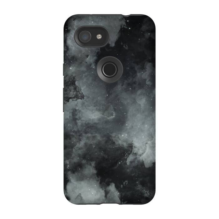 Pixel 3A StrongFit Aesthetic black galaxy  by Jms