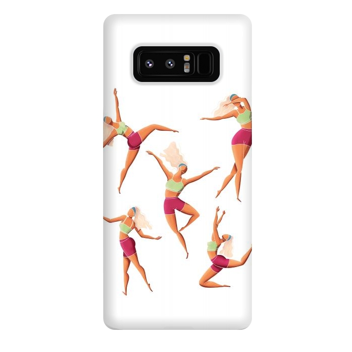 Galaxy Note 8 StrongFit Dance Girl 001 by Jelena Obradovic