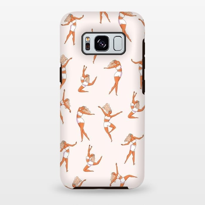 Galaxy S8 plus StrongFit Dance Girl Pattern 002 by Jelena Obradovic