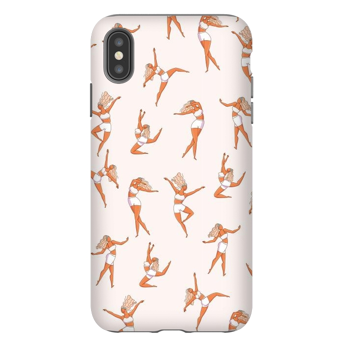 iPhone Xs Max StrongFit Dance Girl Pattern 002 by Jelena Obradovic