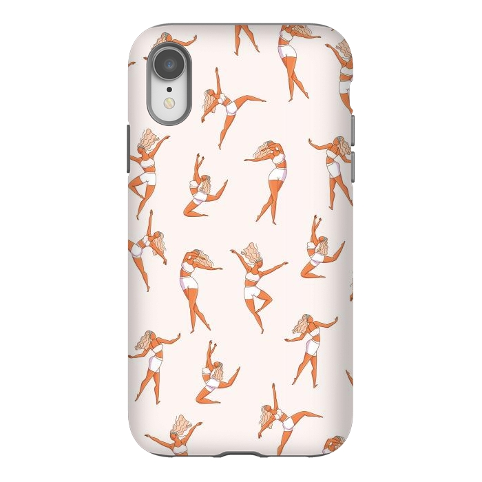iPhone Xr StrongFit Dance Girl Pattern 002 by Jelena Obradovic