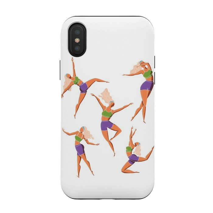 iPhone Xs / X StrongFit Dance Girl 002 by Jelena Obradovic