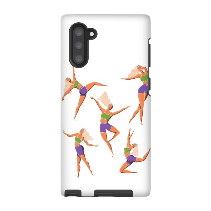 Galaxy Note 10 StrongFit Dance Girl 002 by Jelena Obradovic