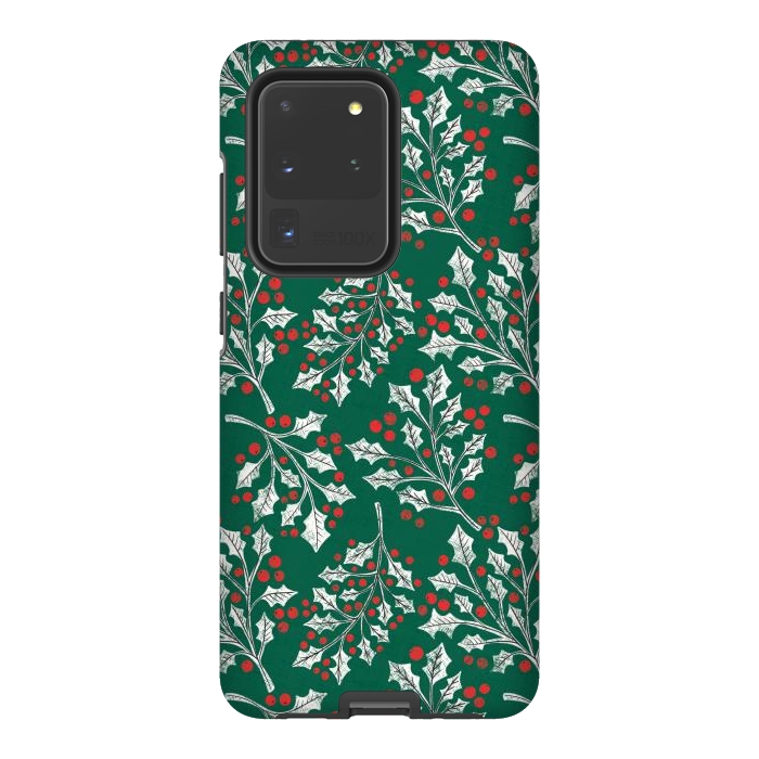 Galaxy S20 Ultra StrongFit Boughs of Holly by Noonday Design