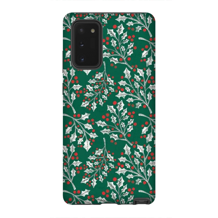 Galaxy Note 20 StrongFit Boughs of Holly by Noonday Design