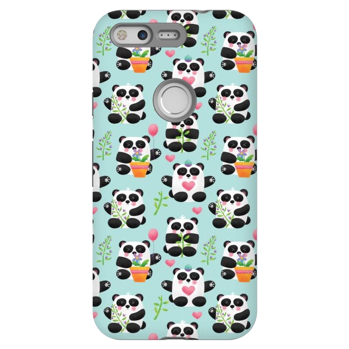 Pixel StrongFit Chubby Playful Pandas by Noonday Design
