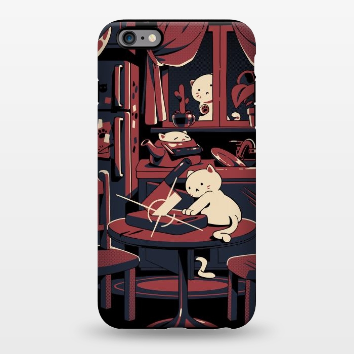 iPhone 6/6s plus StrongFit Haunted by cats by Ilustrata