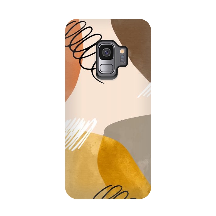 Galaxy S9 StrongFit Geometrical Minimal Art 09 by Creativeaxle