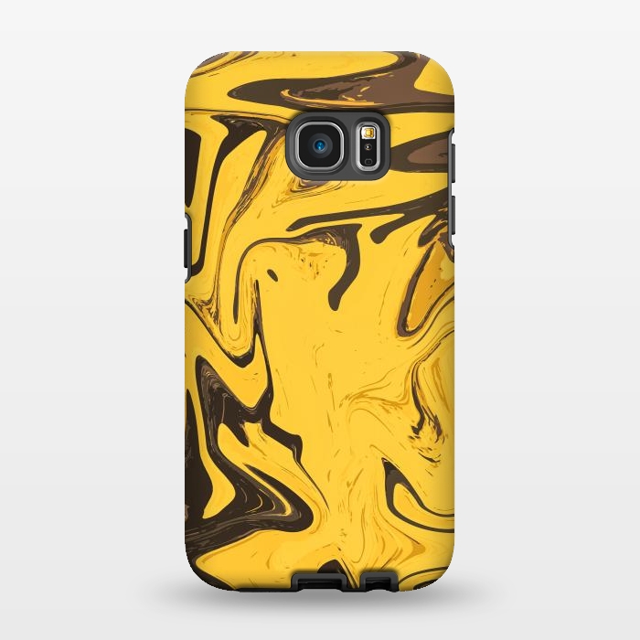 Galaxy S7 EDGE StrongFit Yellowest Abstract by Creativeaxle