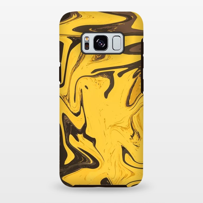Galaxy S8 plus StrongFit Yellowest Abstract by Creativeaxle