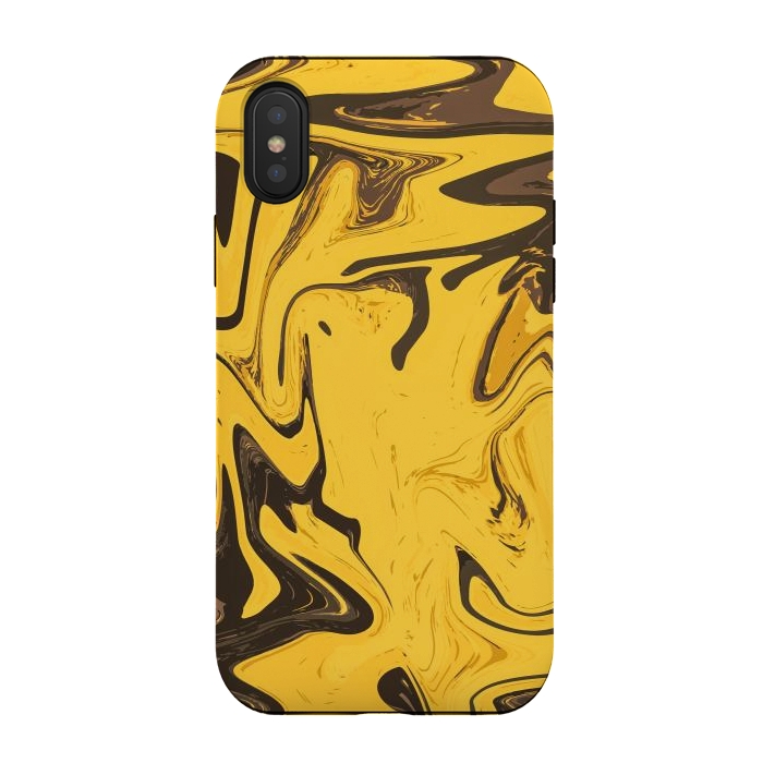 iPhone Xs / X StrongFit Yellowest Abstract by Creativeaxle