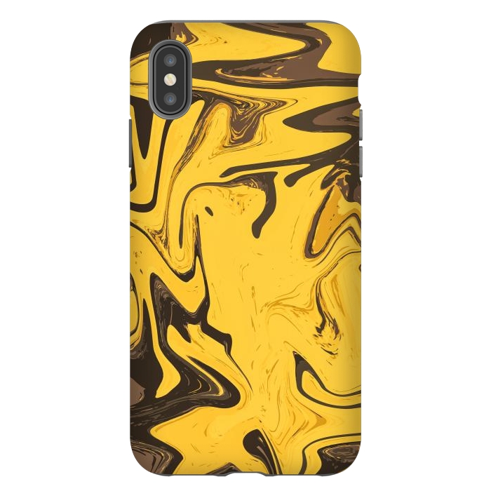 iPhone Xs Max StrongFit Yellowest Abstract by Creativeaxle