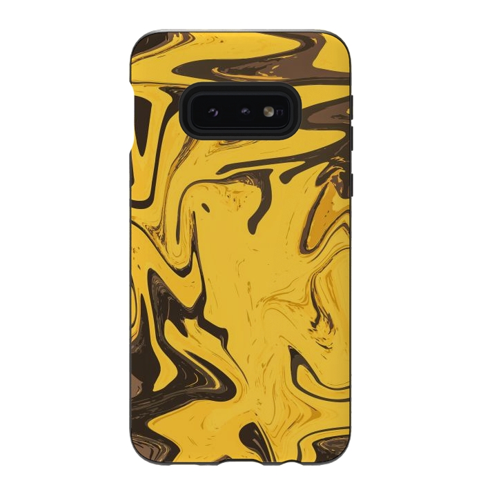 Galaxy S10e StrongFit Yellowest Abstract by Creativeaxle