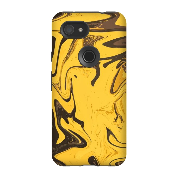 Pixel 3A StrongFit Yellowest Abstract by Creativeaxle