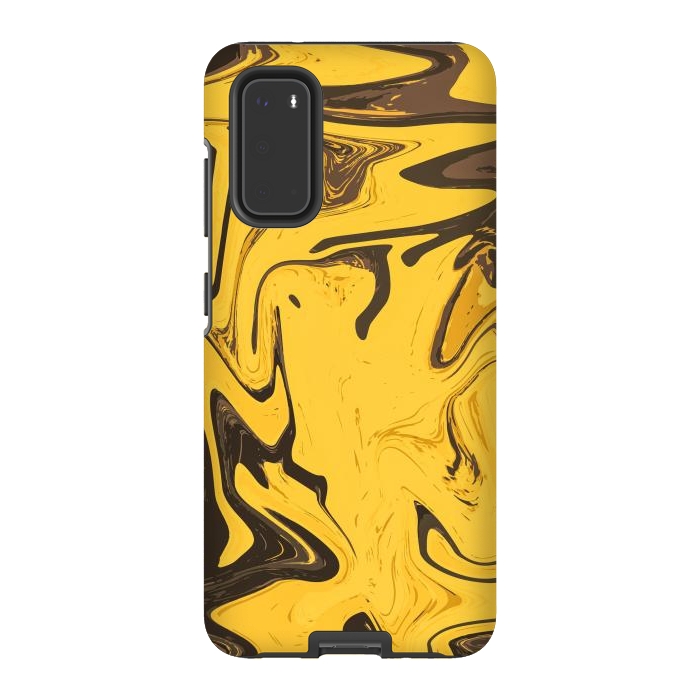 Galaxy S20 StrongFit Yellowest Abstract by Creativeaxle