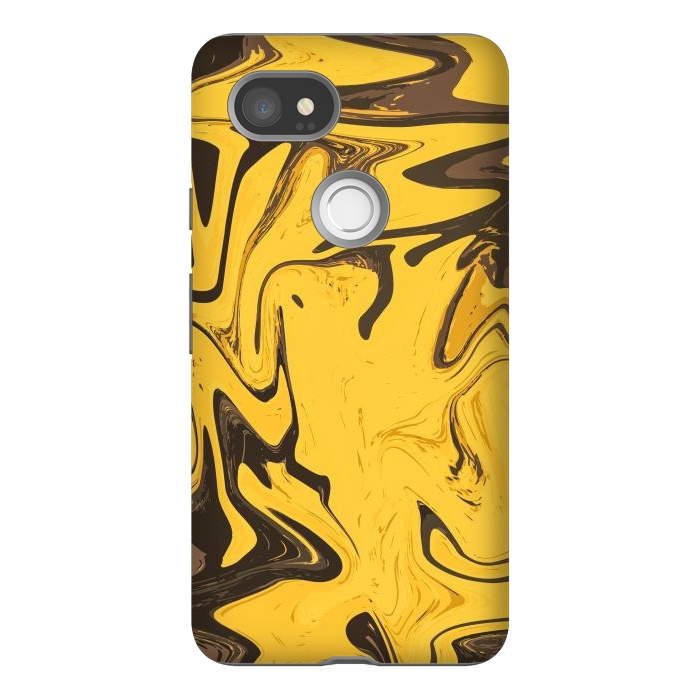 Pixel 2XL StrongFit Yellowest Abstract by Creativeaxle