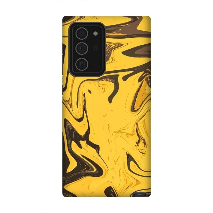 Galaxy Note 20 Ultra StrongFit Yellowest Abstract by Creativeaxle