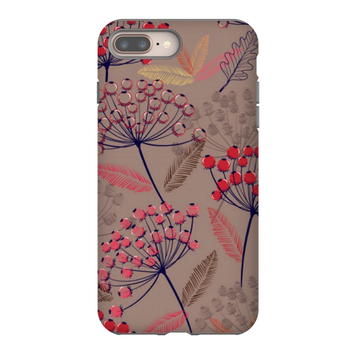 iPhone 7 plus StrongFit cute cherry pattern  by MALLIKA