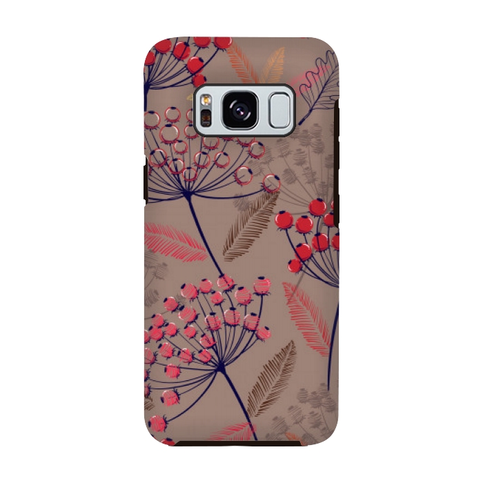 Galaxy S8 StrongFit cute cherry pattern  by MALLIKA