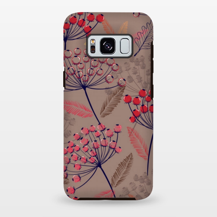 Galaxy S8 plus StrongFit cute cherry pattern  by MALLIKA