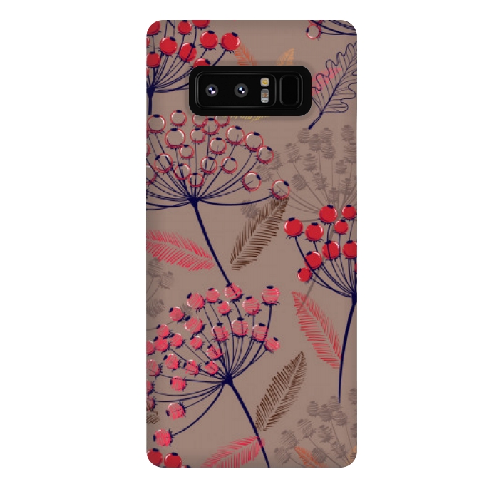 Galaxy Note 8 StrongFit cute cherry pattern  by MALLIKA