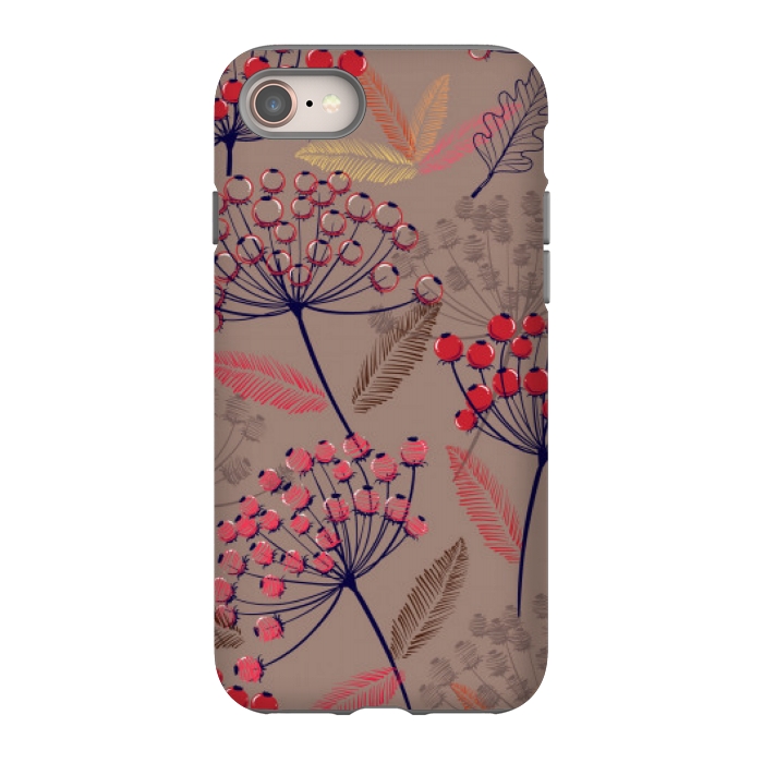 iPhone 8 StrongFit cute cherry pattern  by MALLIKA