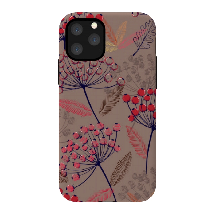 iPhone 11 Pro StrongFit cute cherry pattern  by MALLIKA