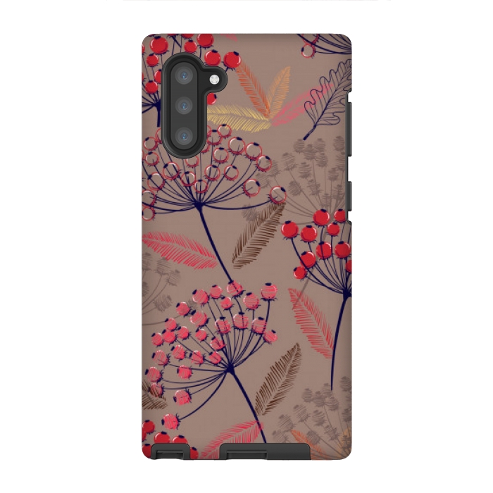 Galaxy Note 10 StrongFit cute cherry pattern  by MALLIKA