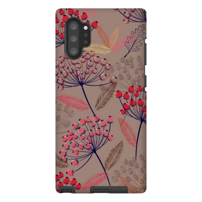 Galaxy Note 10 plus StrongFit cute cherry pattern  by MALLIKA